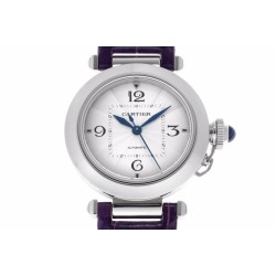 Cartier-Pasha Ladies 35mm SS/LE White/Num BVF 9039