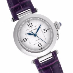 Cartier-Pasha Ladies 35mm SS/LE White/Num BVF 9039