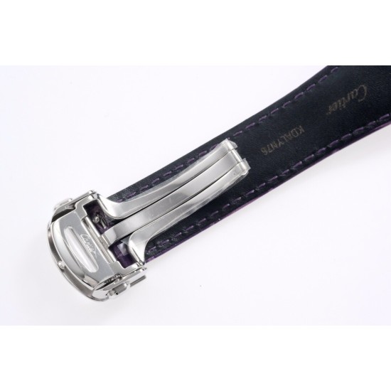 Cartier-Pasha Ladies 35mm SS/LE White/Num BVF 9039