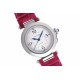 Cartier-Pasha Ladies 35mm SS/LE White/Num Red BVF 9039