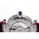 Cartier-Pasha Ladies 35mm SS/LE White/Num Red BVF 9039