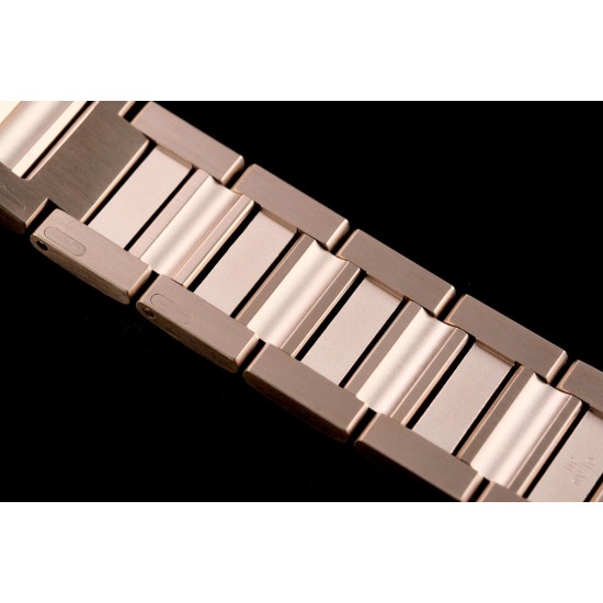 Cartier-Pasha Ladies 35.5mm RG/RG White/Num/Dia BVF Automatic