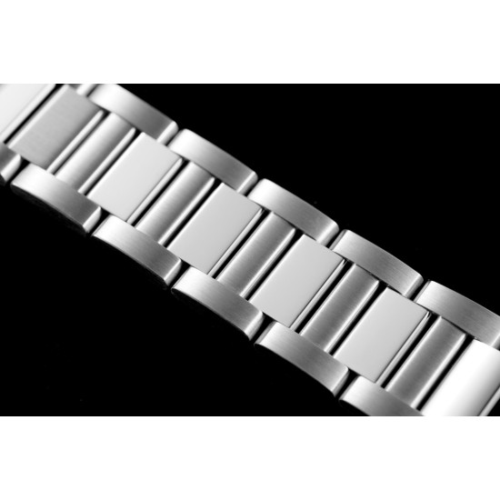 Cartier-Pasha Ladies 35mm SS/SS White/Num/Dia BVF Automatic