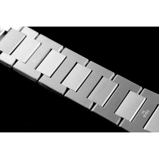 Cartier-Pasha Ladies 35mm SS/SS White/Num/Dia BVF Automatic