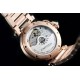 Cartier-Pasha Ladies 35mm RG/RG White/Num Diam BVF Automatic