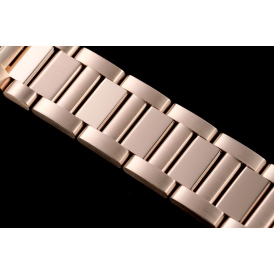 Cartier-Pasha Ladies 35mm RG/RG White/Num Diam BVF Automatic