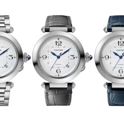 Cartier-Pasha 41mm Man SS/SS White/Num BVF 9019