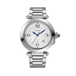 Cartier-Pasha 41mm Man SS/SS White/Num BVF 9019