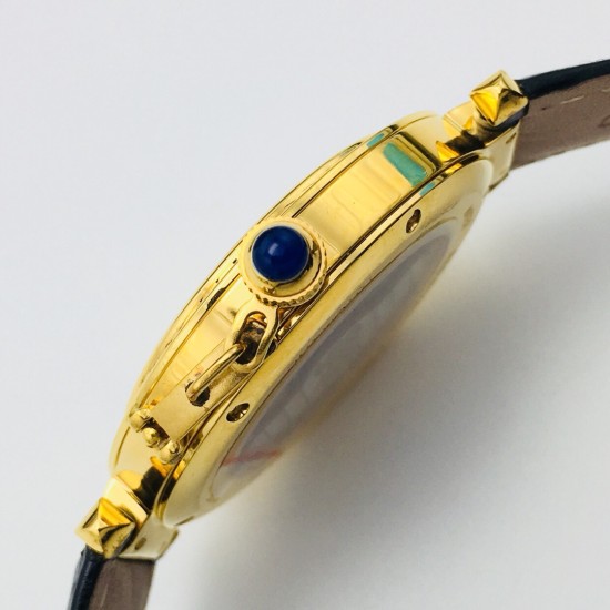 Cartier-Pasha Man 41mm YG/LE White/Num GBF 9015