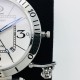 Cartier-Pasha Man 41mm SS/LE White/Num GBF 9015
