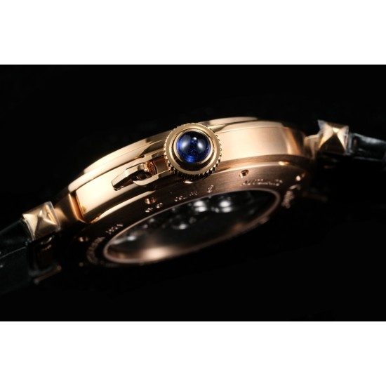 Cartier-Pasha Men(41mm)/Ladies(35mm) RG/LE White/Num KDY Original 9015 Movement