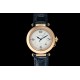 Cartier-Pasha Men(41mm)/Ladies(35mm) RG/LE White/Num KDY Original 9015 Movement