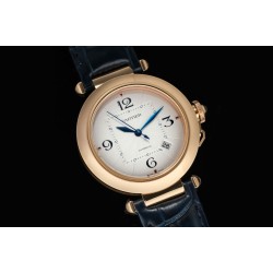 Cartier-Pasha Men(41mm)/Ladies(35mm) RG/LE White/Num KDY Original 9015 Movement