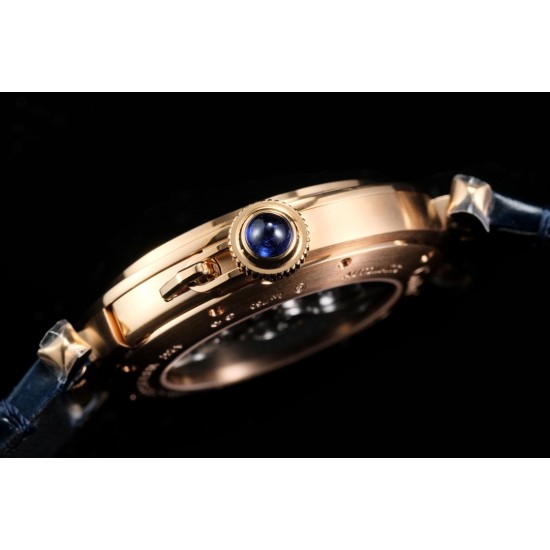 Cartier-Pasha Men(41mm)/Ladies(35mm) RG/LE White/Num KDY Original 9015 Movement