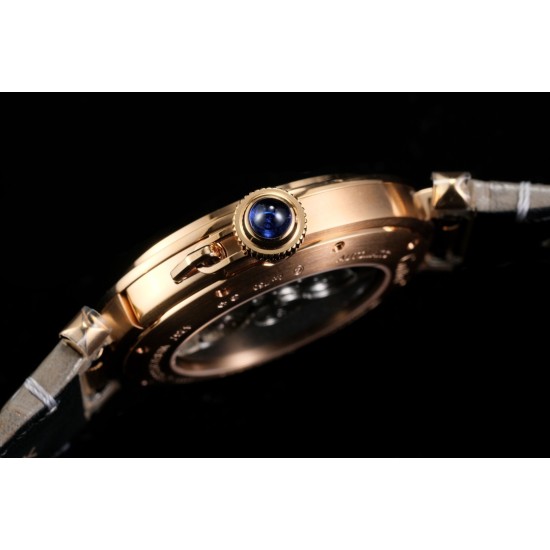 Cartier-Pasha Men(41mm)/Ladies(35mm) RG/LE White/Num KDY Original 9015 Movement