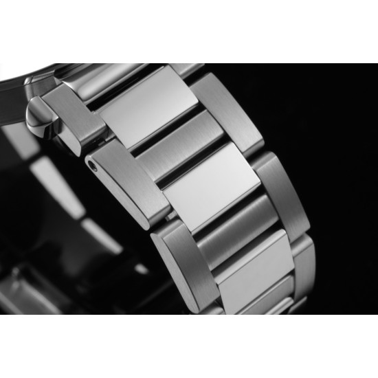 Cartier-Pasha Ladies 35mm Diam SS/SS White/Num KDY Original 9015 Movement