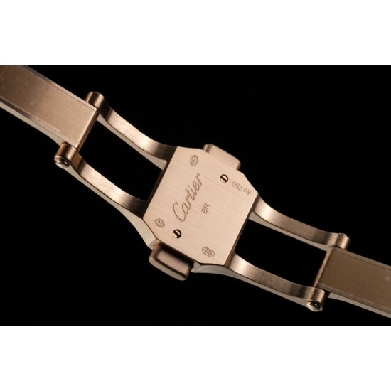 Cartier-Pasha Ladies 35mm Diam RG/RG White/Num KDY Original 9015 Movement