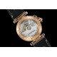 Cartier-Pasha Ladies 35mm Diam RG/LE White/Num KDY Original 9015 Movement
