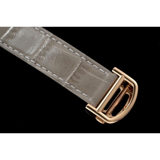 Cartier-Pasha Ladies 35mm Diam RG/LE White/Num KDY Original 9015 Movement