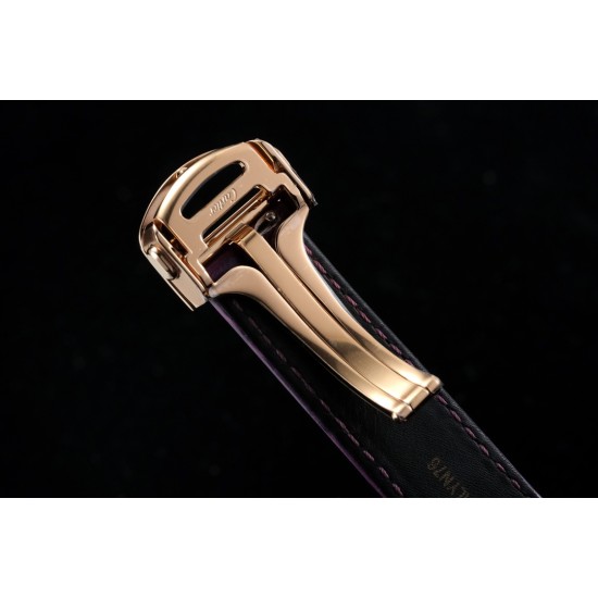 Cartier-Pasha Ladies 35mm Diam RG/LE White/Num KDY Original 9015 Movement