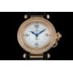 Cartier-Pasha Ladies 35mm Diam RG/LE White/Num KDY Original 9015 Movement