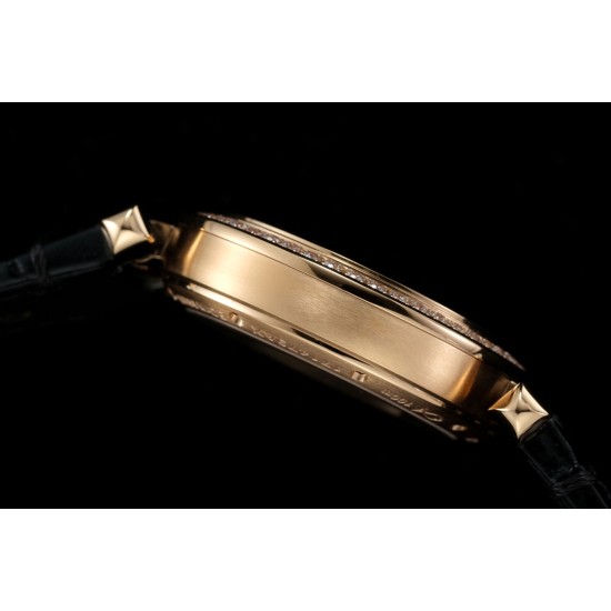 Cartier-Pasha Ladies 35mm Diam RG/LE White/Num KDY Original 9015 Movement