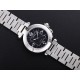 Cartier-Pasha Ladies W31074M7 35mm SS/SS Black/Num TWCF A2892