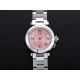 Cartier-Pasha Ladies W31074M7 35mm SS/SS Pink/Num TWCF A2892