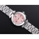 Cartier-Pasha Ladies W31074M7 35mm SS/SS Pink/Num TWCF A2892