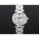 Cartier-Pasha Ladies W31074M7 35mm SS/SS White/Num TWCF A2892