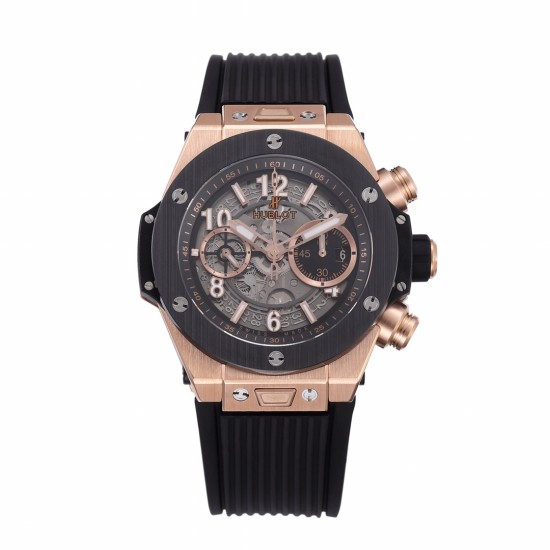 Hublot-Big Bang Unico 42mm RG/RU Black Ceramic Bezel BBF HUB1280