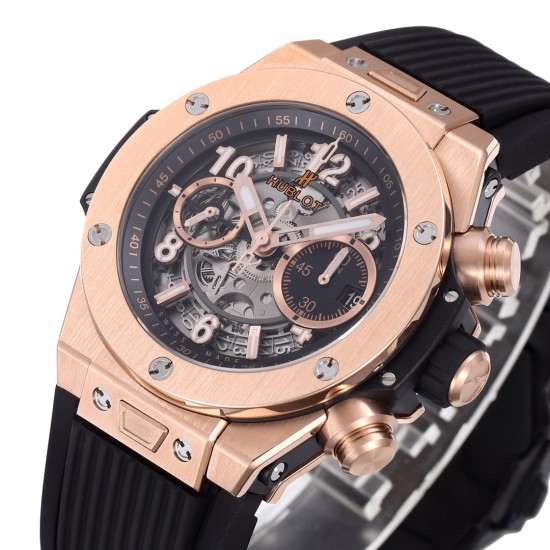 Hublot-Big Bang Unico 42mm RG/RU Skeleton Black Dial BBF HUB1280