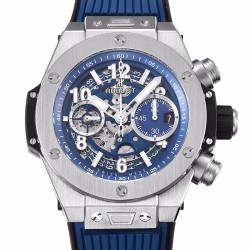 Hublot-Big Bang Unico 42mm TI/RU Skeleton Blue Dial BBF HUB1280