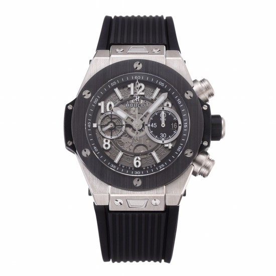 Hublot-Big Bang Unico 42mm Ceramic TI/RU Skeleton dial BBF HUB1280