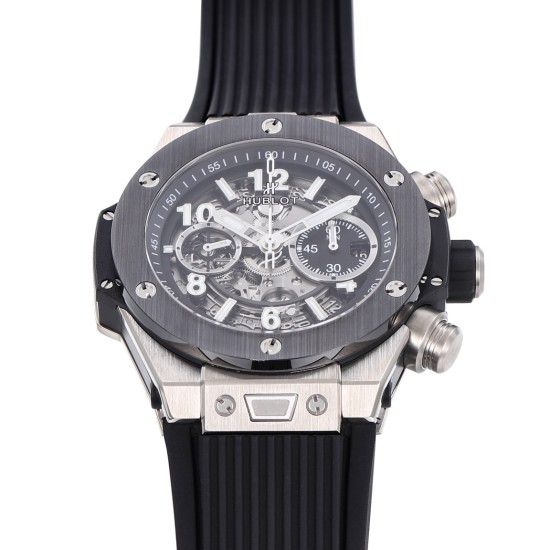 Hublot-Big Bang Unico 42mm Ceramic TI/RU Skeleton dial BBF HUB1280