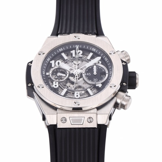 Hublot-Big Bang Unico 42mm TI/RU Skeleton Black Dial BBF HUB1280