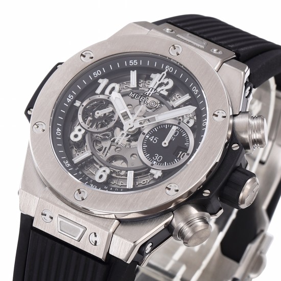 Hublot-Big Bang Unico 42mm TI/RU Skeleton Black Dial BBF HUB1280