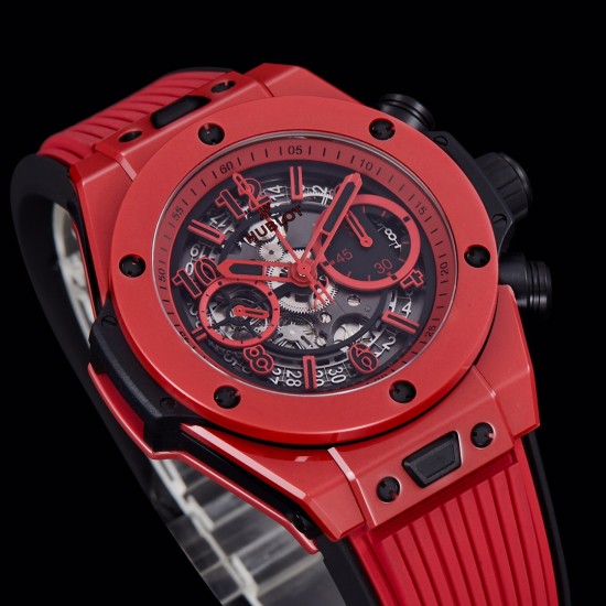 Hublot-Big Bang Unico Red Magic Ceramic 42mm Seketon/Num BBF HUB1280