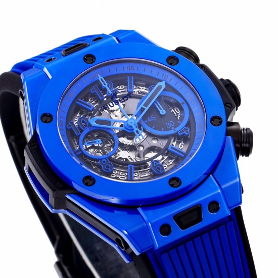 Hublot-Big Bang Unico 42mm Blue Magic Ceramic/RU Skeleton dial BBF A1280