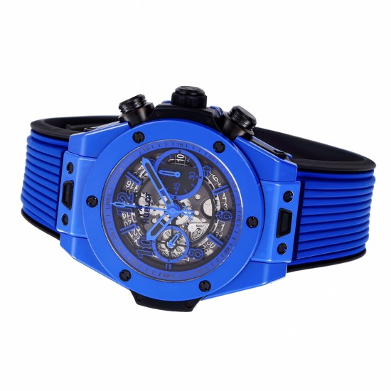 Hublot-Big Bang Unico 42mm Blue Magic Ceramic/RU Skeleton dial BBF A1280