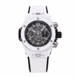 Hublot-Big Bang Unico 42mm White Ceramic/RU Skeleton Dial BBF HUB1280