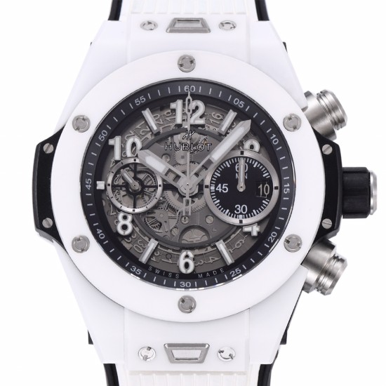 Hublot-Big Bang Unico 42mm White Ceramic/RU Skeleton Dial BBF HUB1280