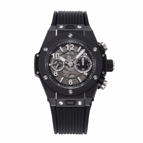 Hublot-Big Bang Unico 42mm Black Ceramic/RU Skeleton Dial BBF HUB1280