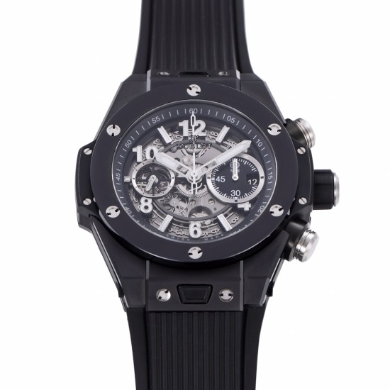 Hublot-Big Bang Unico 42mm Black Ceramic/RU Skeleton Dial BBF HUB1280