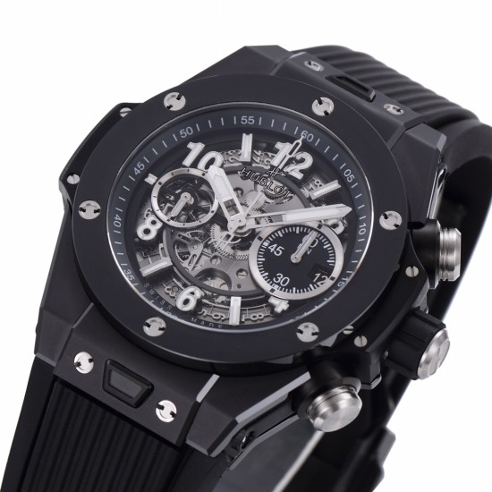 Hublot-Big Bang Unico 42mm Black Ceramic/RU Skeleton Dial BBF HUB1280