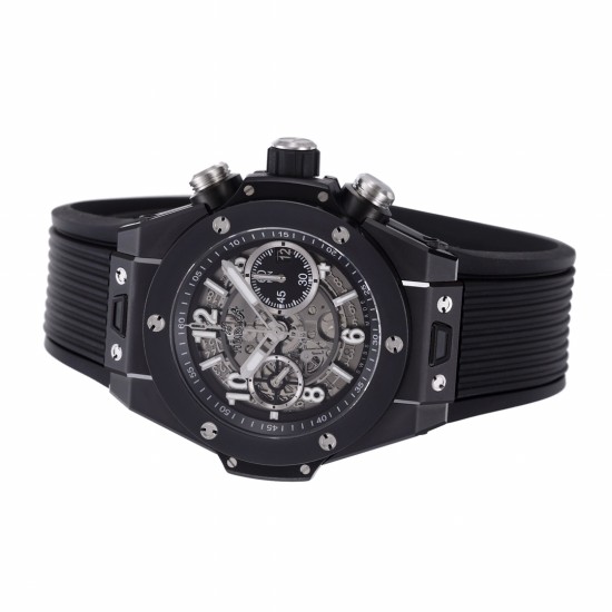 Hublot-Big Bang Unico 42mm Black Ceramic/RU Skeleton Dial BBF HUB1280
