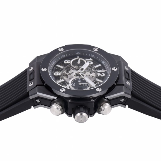 Hublot-Big Bang Unico 42mm Black Ceramic/RU Skeleton Dial BBF HUB1280