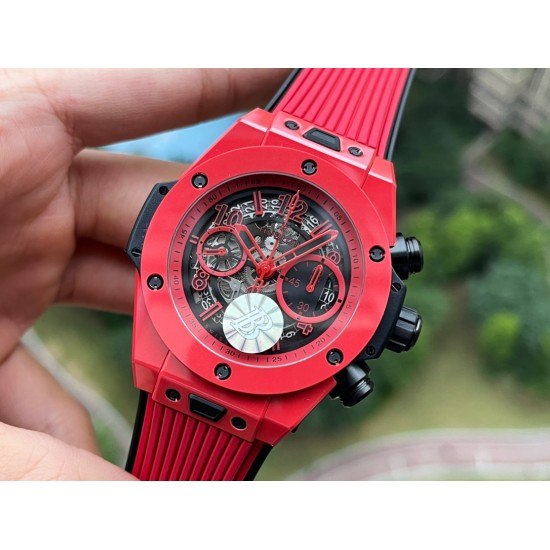 Hublot-Big Bang Unico Red Magic Ceramic 42mm Seketon/Num BBF HUB1280