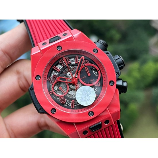 Hublot-Big Bang Unico Red Magic Ceramic 42mm Seketon/Num BBF HUB1280