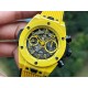 Hublot-Big Bang Unico 42mm Yellow Magic Ceramic/RU Skeleton Dial BBF A1280
